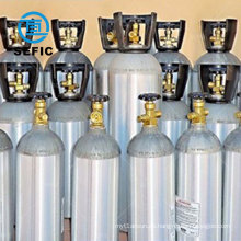20 Liter seamless co2 aluminum cylinder bottle tank